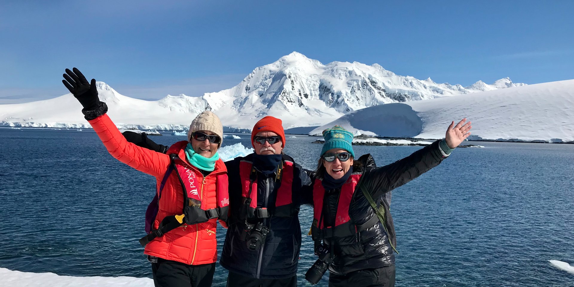 ellen Bainer on a trip to Antarctica