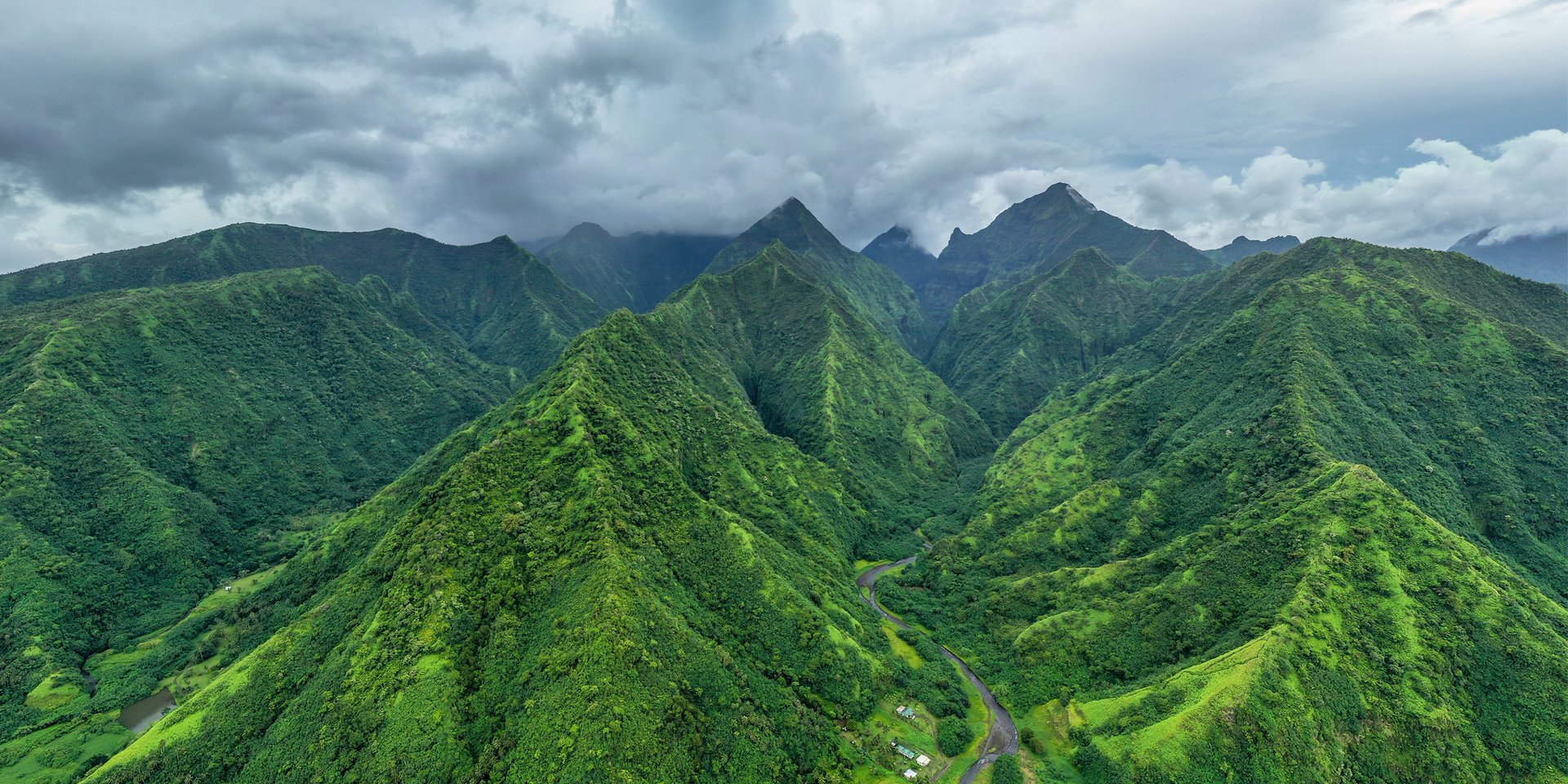 The mountains of Tahiti offer vistas like none other