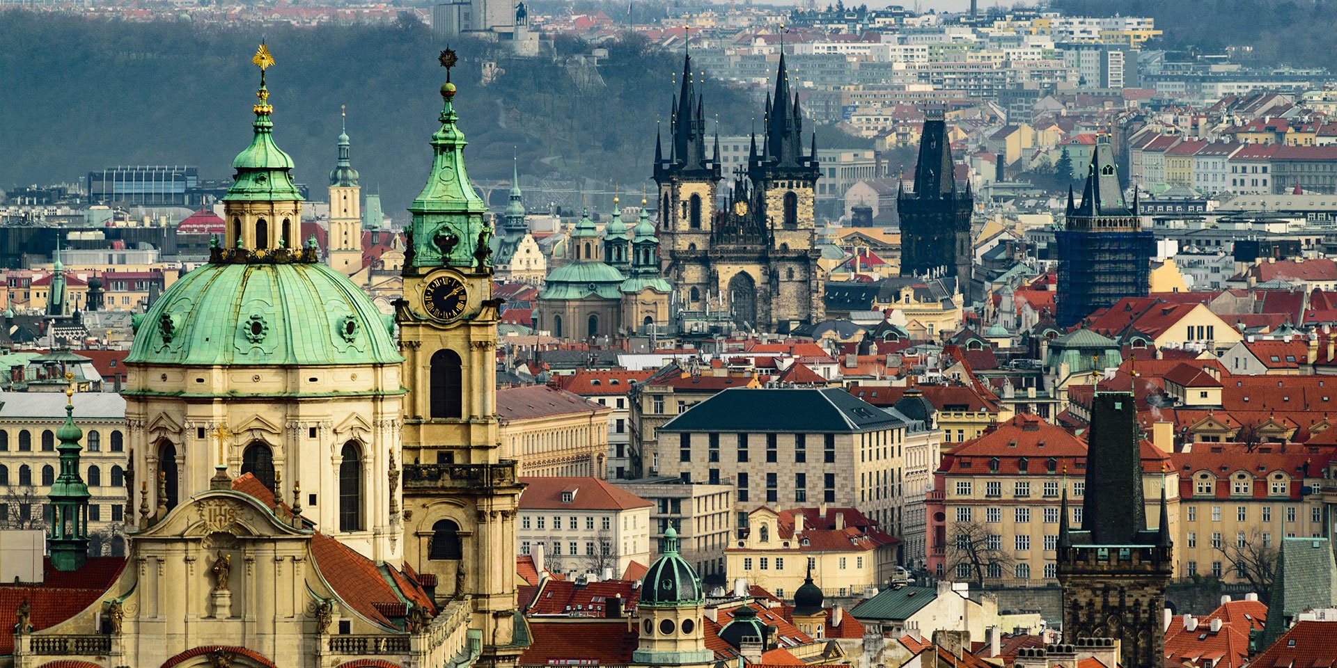 the prague city skyline is a sight to behold 