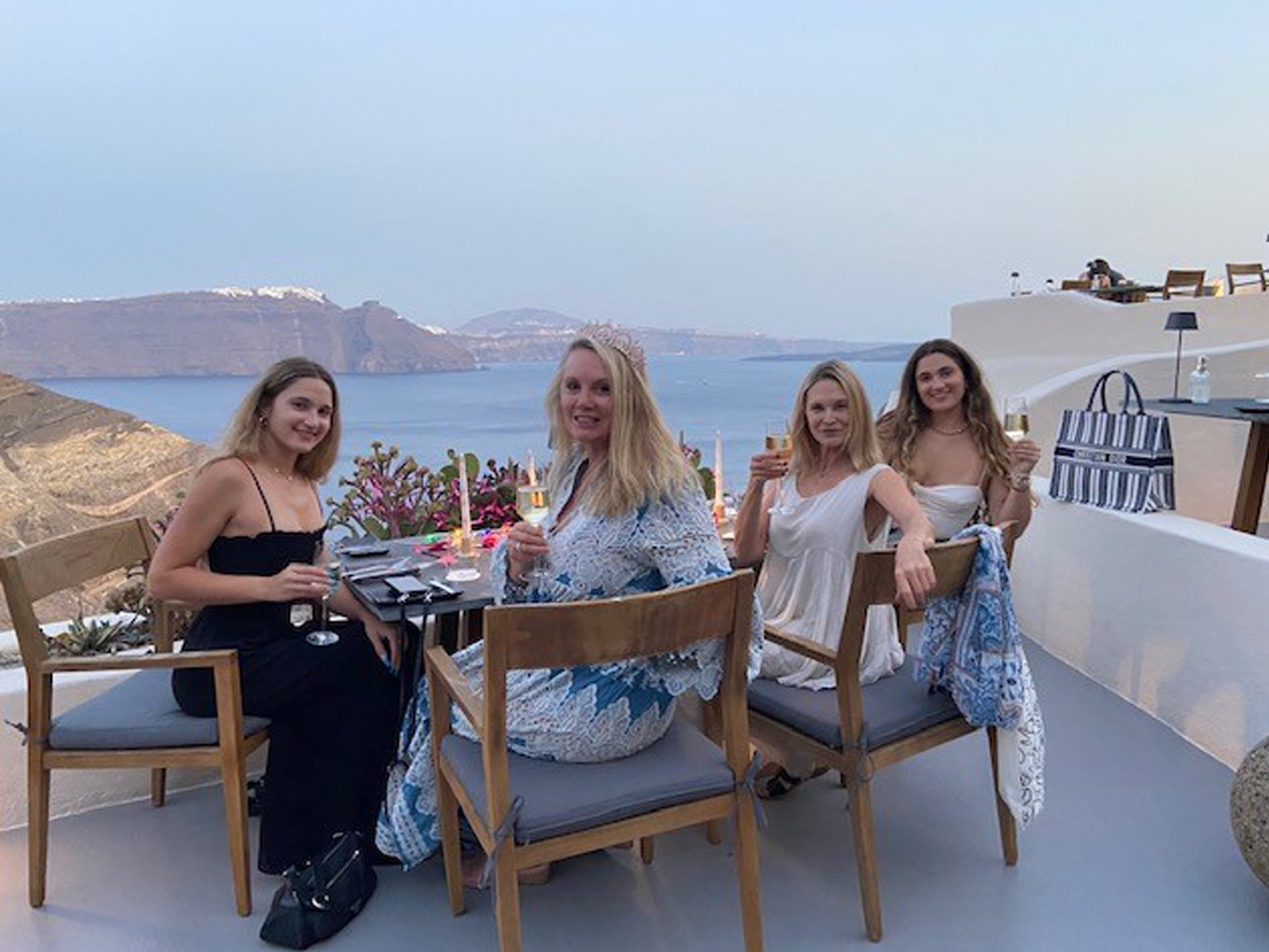 vacation in santorini